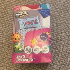 Shopkins Colorful Twin Sheet Set